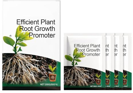 Polvere per Radicazione - Fertilizzante Concentrato,Rivitalizzante del Suolo Potenziatore del Cibo per Piante - Per Piante Da Appartamento Fiori Alberi Terriccio Compost Giardino E Serra