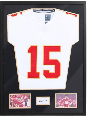 PaPator Trikotrahmen hölzern- Objektrahmen für Fußballtrikot - 3D Box Frame - 60x80 CM - Schwarz - Deep Frame - Trikot Einrahmung in Bilderrahmen