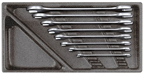 GEDORE red Doppelmaulschlüssel-Satz im 1/3 Schaumstoffmodul, 8-teilig