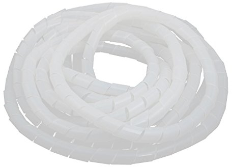 Aexit 25mm Durchmesser - flexibler Spiralschlauch-Kabel-Wire-Wrap-Computer verwalten Kabel weiß 10M Länge (49b1b230ca5eb663d344c336192920de)