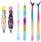 SNOWZAN 6 Stück Diamond Painting Zubehör Werkzeug 5D Drill Pen Stift Strassstein Diamant Meerjungfrau Malwerkzeuge