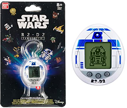 Bandai - Tamagotchi - Original-Tamagotchi - Star Wars - R2 D2 in weiß - Virtuelles elektronisches Haustier - 88821