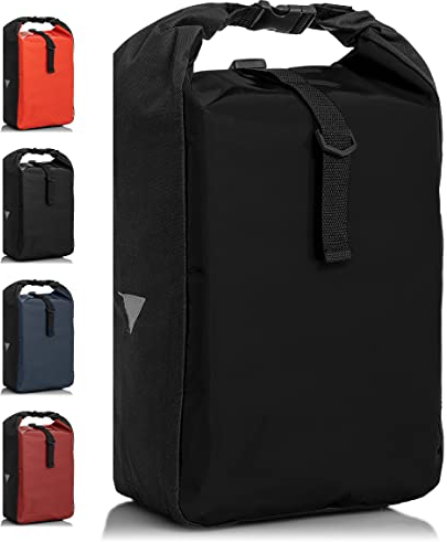 BÜCHEL Fahrradtasche für Gepäckträger I wasserabweisend und bis zu 10kg belastbar I Fahrradtasche Gepäckträger aus Tarpaulin, Gepäckträgertasche, Fahrrad Taschen hinten