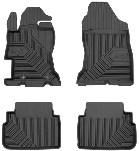 MOTOS Gummimatten Auto Fussmatte passend für Subaru XV II ab 2018 Crossover Verbessern Sie Ihren Reisekomfort mit Antirutschmatte Auto No.77- Allwetter fußmatten Auto, Schutz vor Verschmutzung