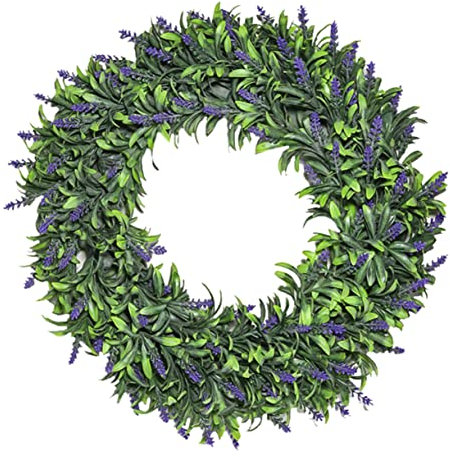 Lavendel Kranz Herbstkranz Hängende Girlande Grüne Girlande Künstliche Blumengirlande Vintage-dekor Halloween-Kranz Grüne Kränze Für Die Haustür Plastikblume Einstellen Erdfarben