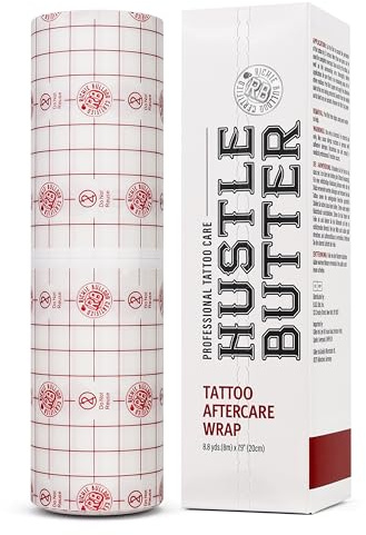 Hustle Butter Second Skin Roll - 7.9 Inches x 8.8 Yards (20 cm x 8 m) transparente Latex-Kleberolle