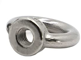 M3 M4 M5 M6 M8 M10 DIN582 304 Edelstahl Marine Hebeöse Mutter Ringmutter Gewinde(M4 1pc)