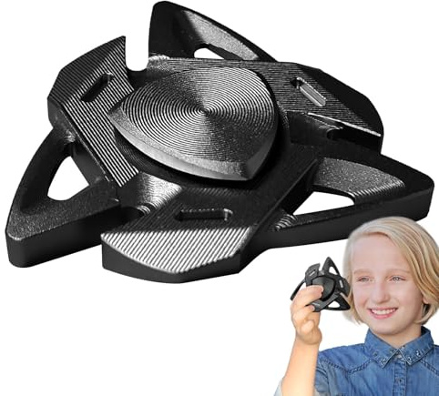 Fidget Toys für Erwachsene – Fidget Spielzeug aus Metall, leiser Fidget Toys neuer cooler Spinner für Erwachsene aus Aluminiumlegierung, Fingerspinner zur Linderung von Stress, Erwachsene