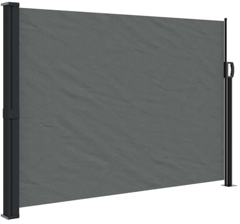 JHQHSM Tenda da Sole Laterale Retrattile, Copertura Privacy Balcone Tenda a Scorrimento per terrazza Tenda laterale Tenda Paravento Laterale Adatto per Terrazza Balconi Giardini Antracite 200x300 cm