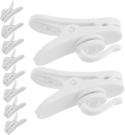 OSALADI 100piezas Clip para Cable De Auriculares Giratorio Clips para Sujetar Cables Antipérdida Accesorios para Auriculares para De Micrófono Colgador para El Cuello