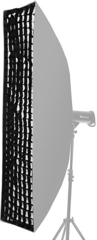 35 * 160cm/ 14 * 63in Photography Strip Softbox Grid Black Honeycomb Grid Softbox Reflector Portrait Products Photographic Accessories