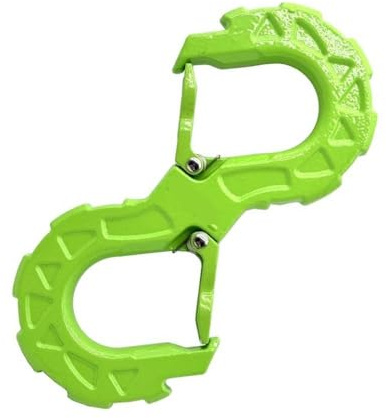 GRzHKN S Cadera de Gancho de Forma s para Remolque Kits de recuperación de Remolque de cabrestante Offroad 4x4 Accesorios de vehículos(Green)