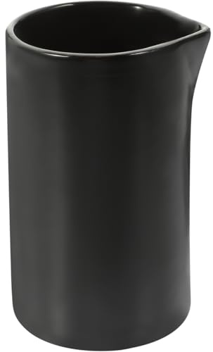 TOBBOMEY Keramikmilchkrug Mini Milchgießer Mit Griff Und Ausguss 3.94 X 2.56 X 2.24 in Für Kaffee Cappuccino Sahne Soßen Haushalt Restaurant Tischservice