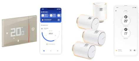 BTICINO SXM8002 Termostato WiFi Smarther2and 4 Netatmo Valvola Termostatica WiFi