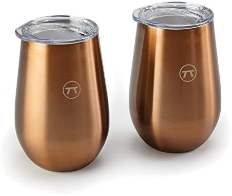 Outset 76436, rostfritt stål, koppar dubbelvägg dryckesglas