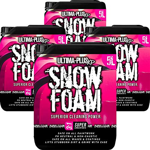 Ultima-Plus XP Snow Foam pH Neutral Car Shampoo Wash - Super Thick Foam Pre-Wash Vehicle Cleaning Detailing - Bubblegum Fragrance (20 Litres)