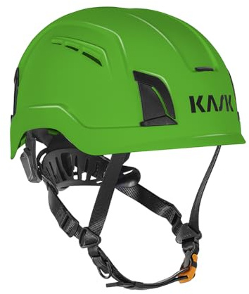 KASK Schutzhelm ZENITH X Air, Bauhelm, Kletterhelm, Arbeitshelm, Drehrad Gr. 52-63 cm, Belüftungsystem, Farbe:grün