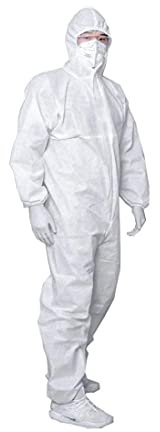 Tuta da Lavoro Taglia XL DPI Cat.1° CE CERTIFICATA TNT 30gr Colore Bianco (Confezione 1 pz)
