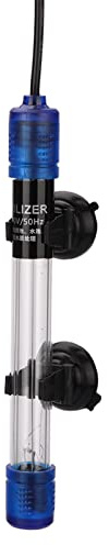 Elprico Luz Esterilizadora UV para Acuario, Luz Esterilizadora UV Resistente Al Agua, Lámpara de Limpieza de Agua para Pecera, Mata Bacterias para Pecera de Acuario(UV-7-7w)