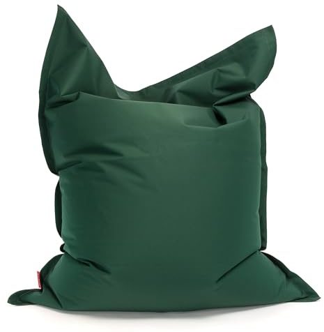 Ecopuf Outdoor Liegesack Pillow M – wetterfester Sitzsack für Garten, Terrasse & Balkon – Bean Bag 170x135 cm – für Kinder & Erwachsene – Bodenkissen mit EPS-Füllung