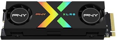 PNY CS3150 XLR8 Gaming EPIC-X RGB™ 1TB M.2 NVMe Internal Solid State Drive (SSD) with RGB Heatsink - M280CS3150XHS-1TB-RB