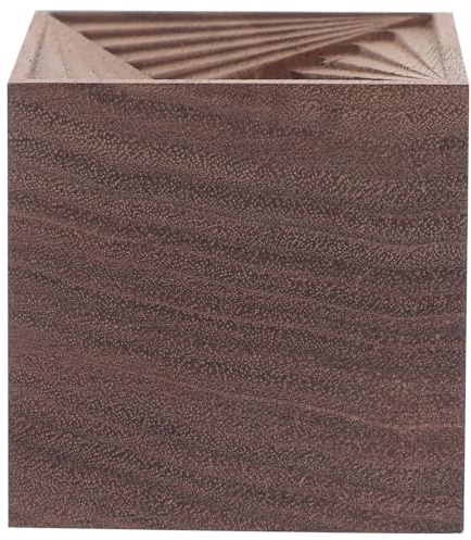 Luxshiny Holz Diffusor für Ätherische Öle mit Würfelform Vielseitig und Sicher zu Verwenden als Dekoratives Wohnaccessoire für Zuhause