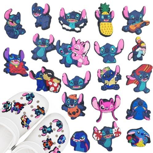 Oirigaga Colgante de zapato para zuecos, DIY para zapatos, dibujos animados, anime, zapatos, pines, conectores, juego de broches, accesorios de decoración de PVC desmontables para niños, adolescentes