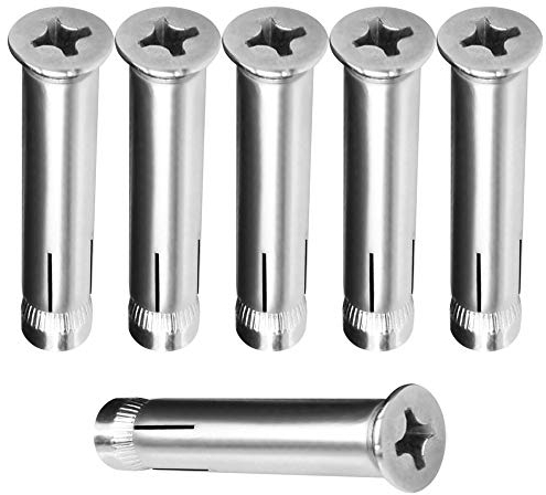 Spreizdübel, Starke Bolzen - 304 Edelstahl-Kreuzkopf-Spreizbolzen, Silber, M8*70(M8*70 6pcs)