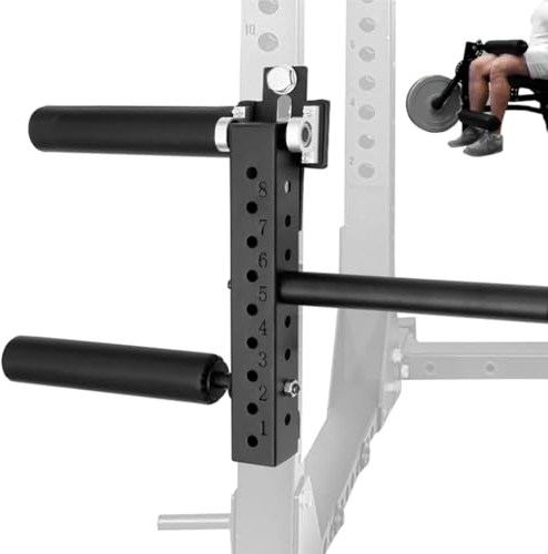 Hydravex Beinstrecker-Aufsatz, verstellbar, sitzender Unterkörper, spezielle Beinmaschine, Beinstrecker-Rack-Aufsatz, maximale Belastung 600 Pfund für das Heim-Fitnessstudio,25mmDiameter-26mm