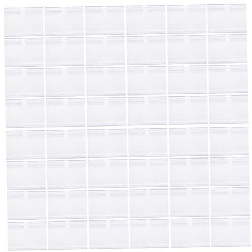 Lurrose Supermarkt Label 60pcs Tag Aufkleber Einfach-operate Kunststoff Clips