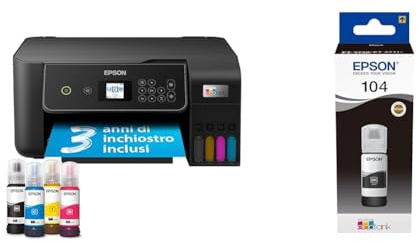 Epson EcoTank ET-2870 Plus zusätzliche Tintenflasche (Schwarz)