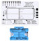 ECG 7 Step Ruler for Interpretation ECG Card, Heart Rate ECG Ruler Pocketcard, Transparent EKG Pocket Card Measuring Tool, Portable ECG Assessment Tool EKG Card for Students Nurses & Doctors.