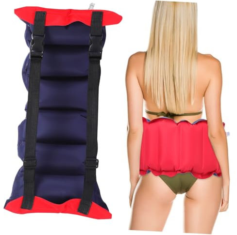 POPETPOP Schwimmgurt Mit Verstellbaren Riemen Aufblasbar Schwimmfähig Für Schwimmtraining Von Anfängern Strapazierfähiges Doppelte Schnellverschlüsse