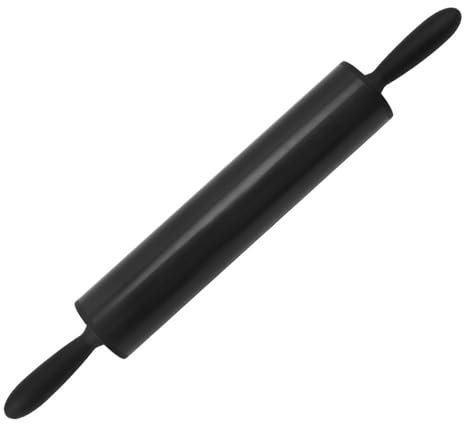 ZGPjubilant Mattarello per Uso Domestico, mattarello per Ravioli, Bastoncino per la Cottura al Forno (43,5x24 cm) (Nero 48x28,5 cm)