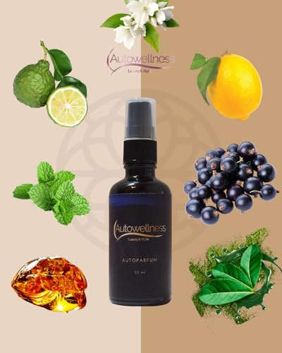Belebende Zitrusfrische Autoparfum 50 ml Spray – Car Air Freshener – 40 % Duftöl