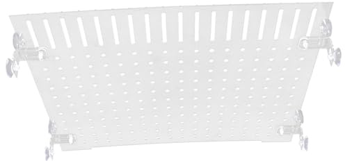 Toddmomy Transparent Acrylic Fish Tank Divider Portable Isolation Board with Suction Cups for Aquariums Durable Fish Breeding Separator Easy to Install and Remove