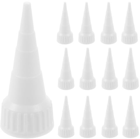 Artibetter Applikatorspitzen Für Leimspitzen 20 Stück Ersatzdüsen Für Bastelkleber Flexible Tubenspitzen Für Diy-Projekte Wiederverwendbar Zum Präzisen Auftragen Und Weniger Abfall