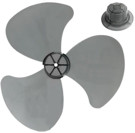 Renchey Hélice de Ventilateur,Hélice à 3 Pales | Pièces Rafraîchissantes Pour Maison Intérieur Extérieur Ventilateur Sur Pied Sol RV