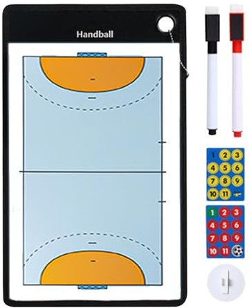 Clitratrice Allenatore Di Pallamano - Pannello Tattico Magnetico A Doppia Fattura, Tavola Di Allenatori Facile-e | Professionale Rett Con Layout Sul Terreno, Spazio D