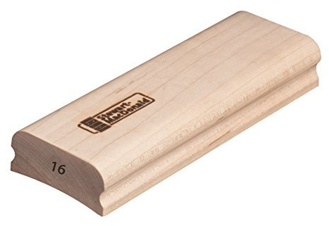 StewMac Blocco abrasivo in legno lungo 20,3 cm, raggio 40,6 cm