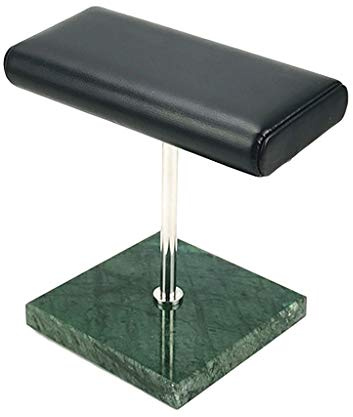 joyMerit PU Leder Marmor Base Uhrenständer für Alle Uhren - Grün Silber