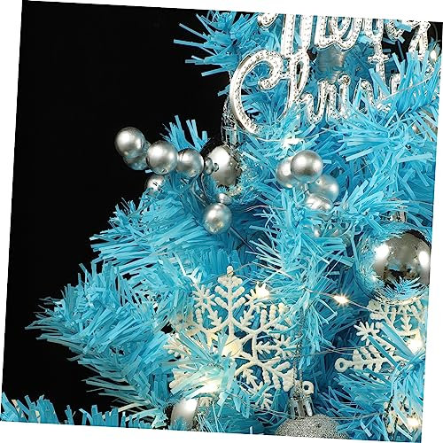 Levemolo Christmas Tree Ornaments Mini Desktop Xmas Tree Decor Christmas Decorations for Party Home Xmas Supplies