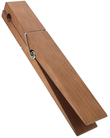 HOLIDYOYO Porta Asciugamani Legno Gigante Clip Per Asciugamani Da Bagno Resistente Design Elegante Per Casa e Hotel