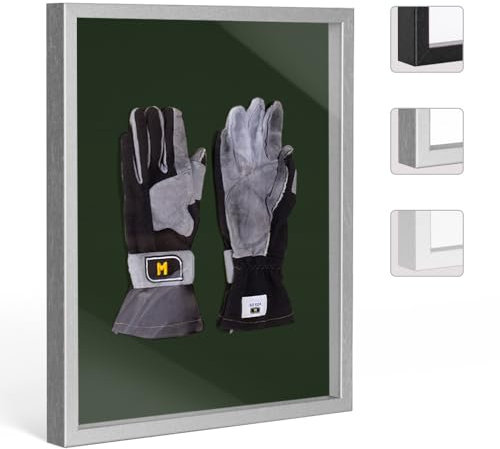 Bildershop-24 Objektrahmen Trikotrahmen Vario inkl. Bügel und Passepartout 40x60cm Mattsilber (lackiert)