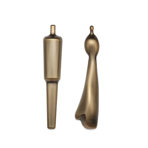 Generisch Toilettentürschilder, Toilettenschild, Damen- und Herren-Toilettenschild für Unternehmen – Moderne Badezimmerschilder für Büro und Restaurant, Toilettenschilder für die Tür (Bronze)