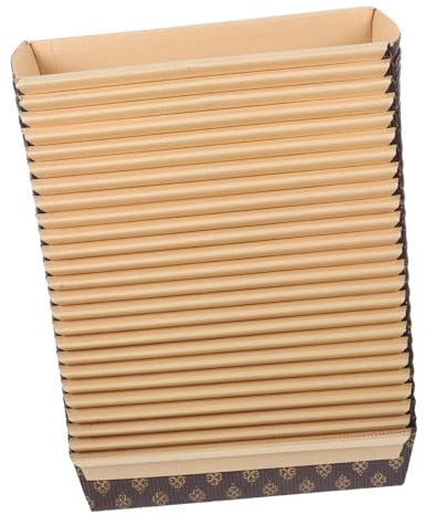 iplusmile 25pièces Lot De Moules à Pain Papier Rectangulaires Pour Cuisson Pâtisserie Jetables Et Pratiques