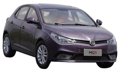 ZHRDWE Copie Fidèle l'Origine Modèle Réduit Véhicule Alliage Moulé sous Pression Grande Échelle 1:18 pour Coupé Britannique MG 5 Collection Souvenirs Statiques Maquette Voiture(Purple)