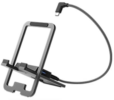 ROGAllyX Spielekonsolen-Dockingstation für Switch 2, dünn, USB, zusammenklappbar, Metallständer, Multi-Dock-Port für SteamDeck im Freien