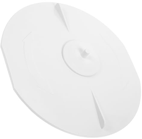 Générique Couvercle D’Écumoire de Piscine Moyen Pièce de Rechange en ABS Solide Couvercle Rond Compatible Skimmer Piscine Hors Sol Accessoire pour Filtration et Protection du Skimmer