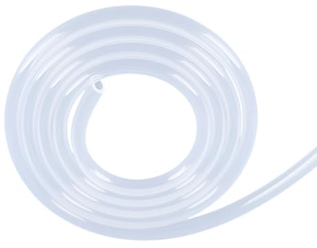 3m Länge Silikonschlauch,Flexibler Silikonschlauch Lebensmittelecht,Lebensmitteltaugliche Schläuche,10mm ID x 13mm OD,Trinkwasserschlauch,Klar Wasser Luft Rohre für Pumpentransfer